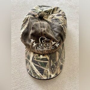 Limited Edition Ducks Unlimited 2018 Leader Distressed Camouflage Hat